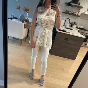 Elie Tahiri White Blouse